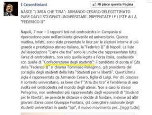 Il messaggio dei cosentiniani