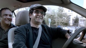 Jafar Panahi in "Taxi"