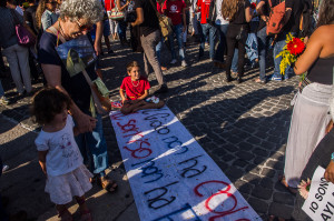 Preparativi del corteo in Piazza Plebiscito - © 2015 - Stefano Santos