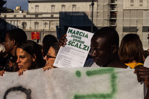 Preparativi del corteo in Piazza Plebiscito - © 2015 - Stefano Santos